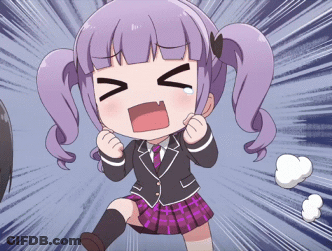 Stomping Ako Udagawa GIF