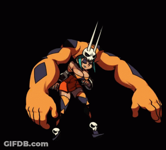Stomping Cerebella Skullgirls GIF