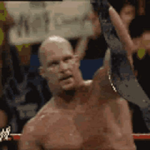Stone Cold Beer And Belt GIF
