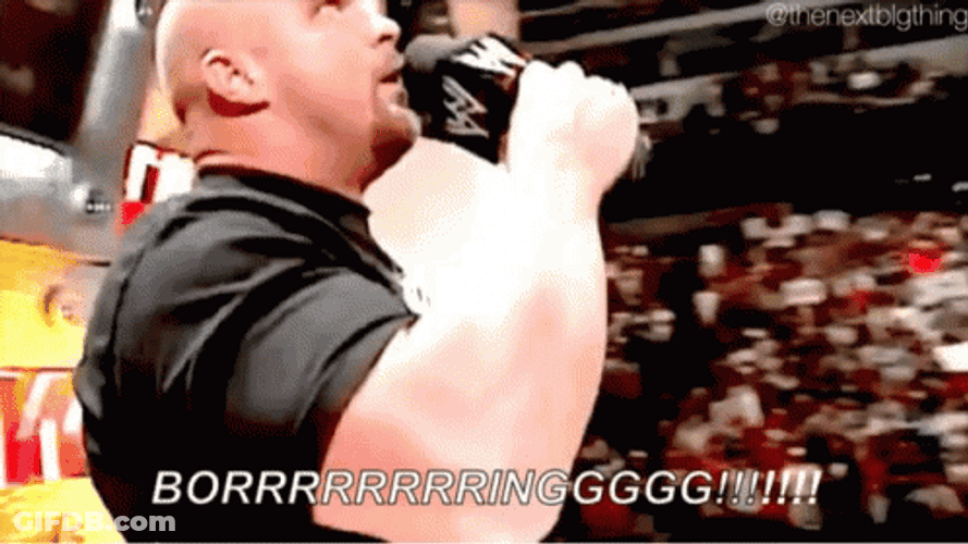 Stone Cold Beer Steve Austin Screaming Boring GIF