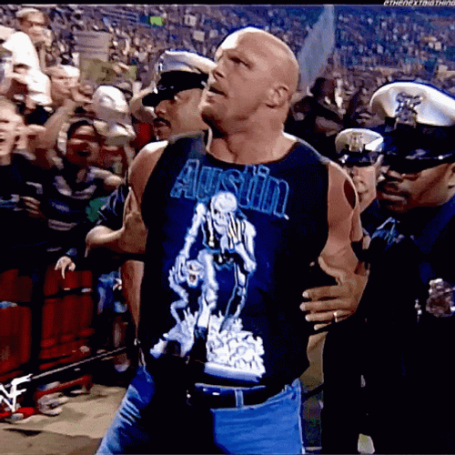Stone Cold Steve Austin Arrested GIF