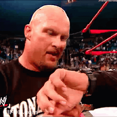 Stone Cold Steve Austin Checking Time GIF