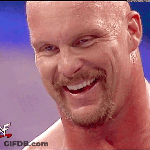 Stone Cold Steve Austin Smiling GIF