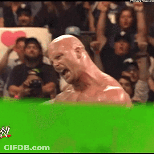 Stone Cold Steve Austin Taunting GIF