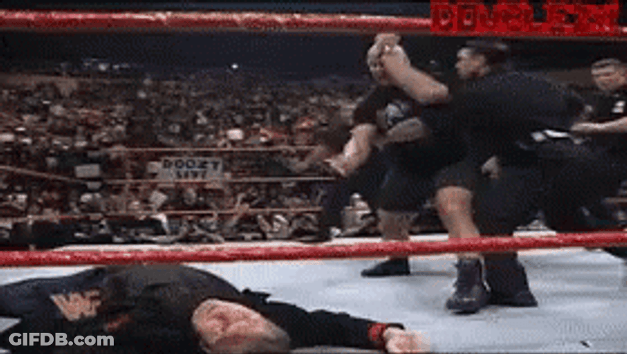 Stone Cold Stunner Vince Mc Mahon Passed Out GIF