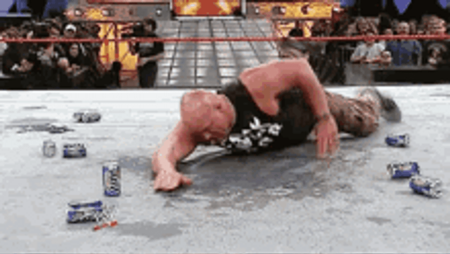 Stone Cold Swimming In Beers GIF