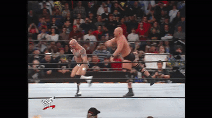 Stone Cold Throwing Wrestling Opponents GIF