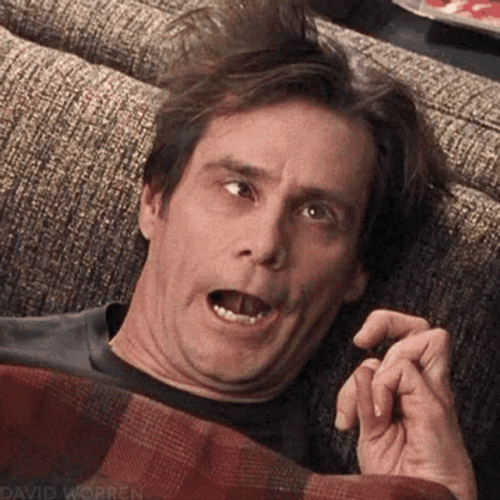Stoned Jim Carrey Passed Out GIF