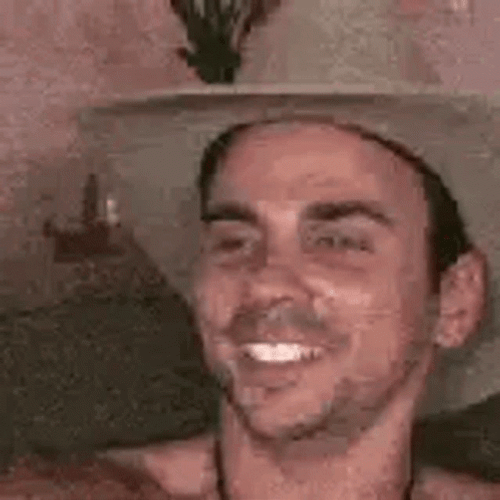 Stoned Wild Cowboy Funny Face App GIF