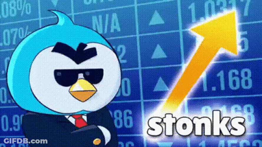 Stonks Brawl Stars Mr P GIF