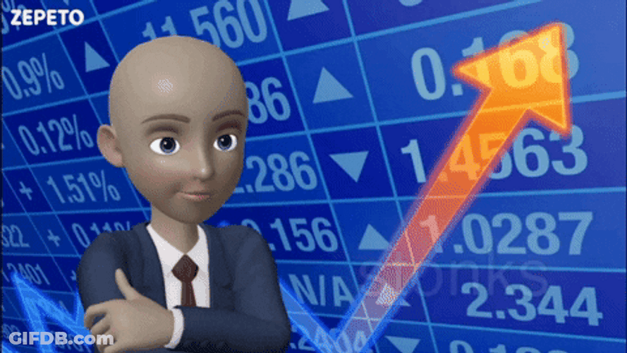 Stonks Zepeto Character GIF