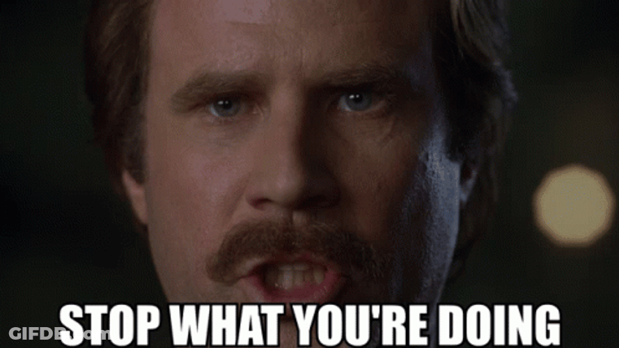 Stop And Listen It's Urgent GIF