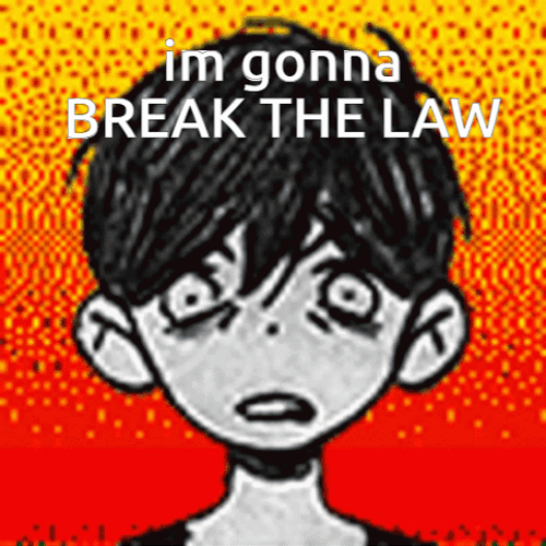 Stop Breaking The Law Anime Boy Omori GIF