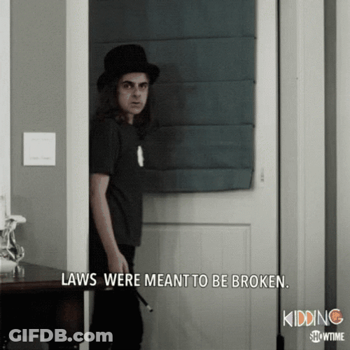 Stop Breaking The Law Mischievous KId GIF