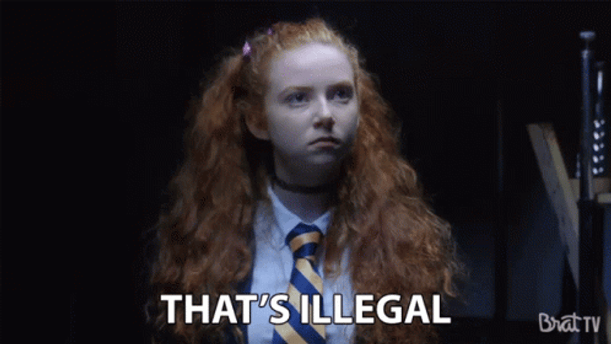Stop Breaking The Law Nellie Chambers Oblivion GIF