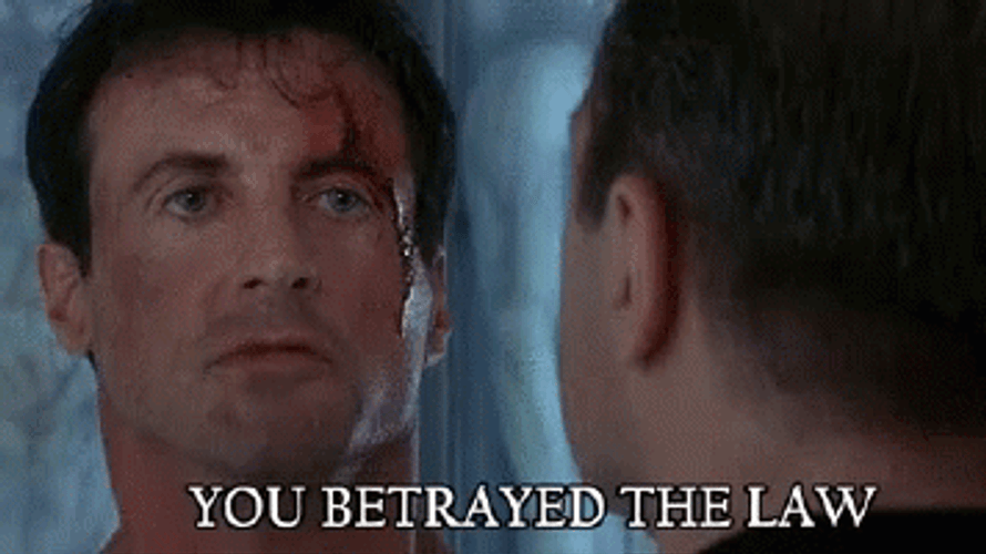 Stop Breaking The Law Sylvester Stallone GIF