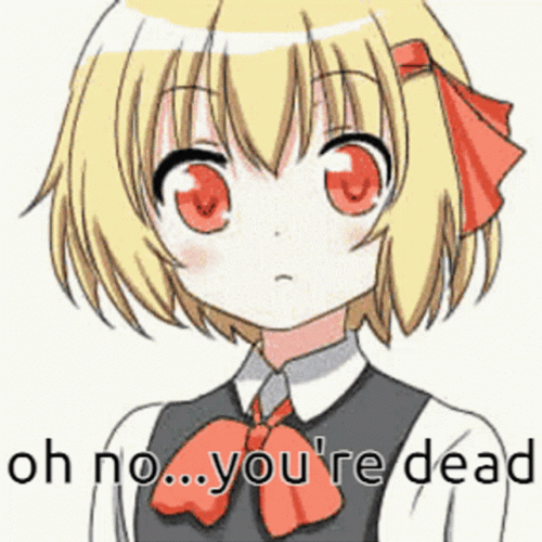 Stop He's Already Dead Rumia Anime GIF