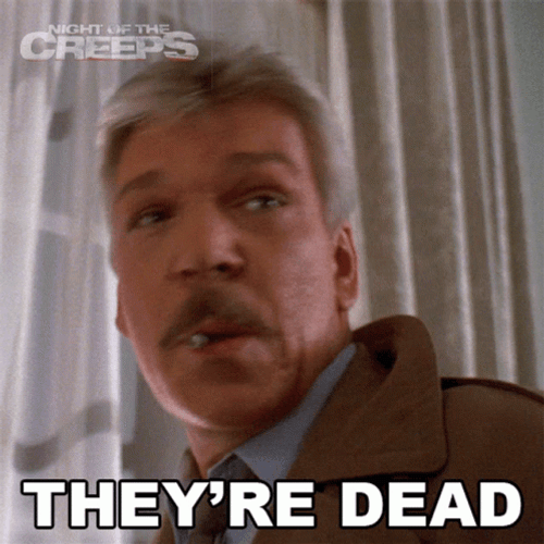 Stop He's Already Dead Tom Atkins GIF