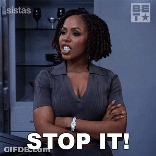 Stop It Andrea Barnes GIF