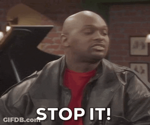 Stop It Angry Man GIF