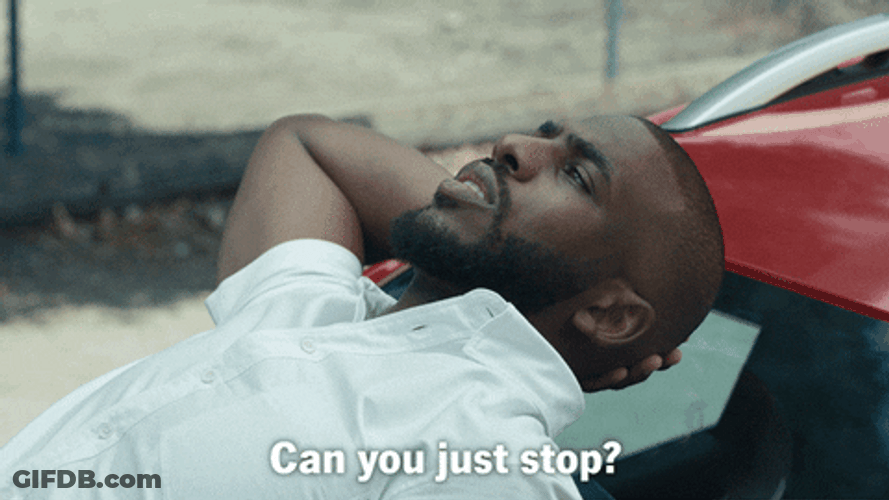 Stop It Men Car GIF