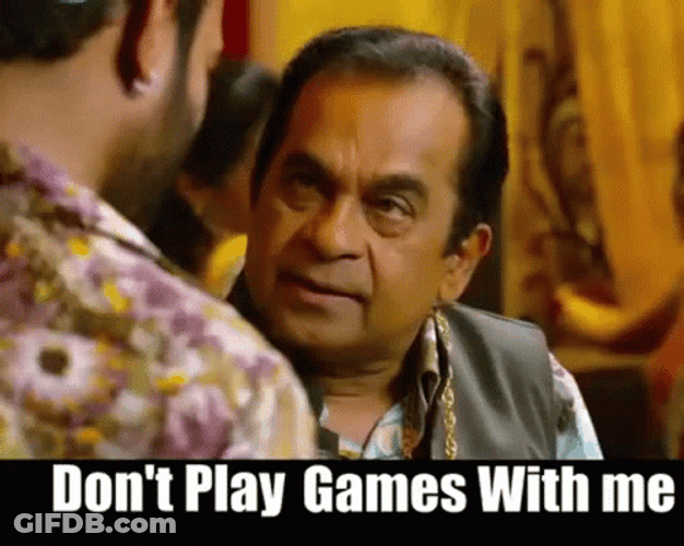 Stop It No Playing Mind Games GIF