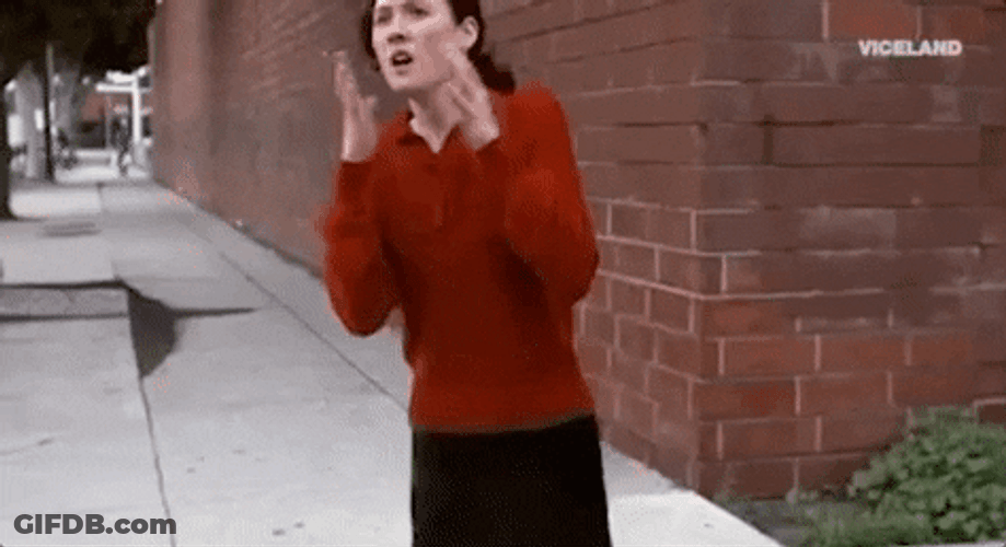 Stop It Panic Funny GIF