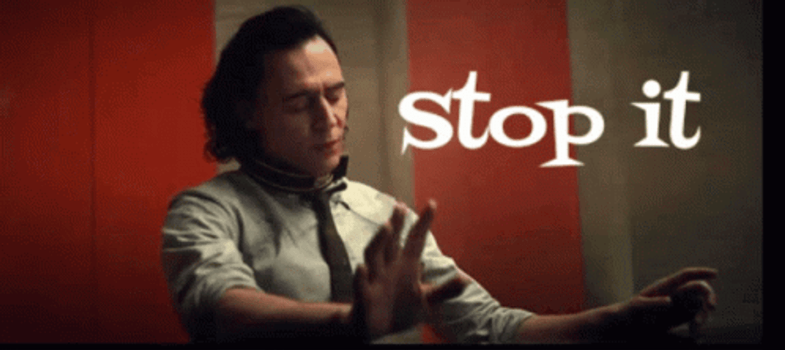 Stop It Please Tom Hiddleston GIF