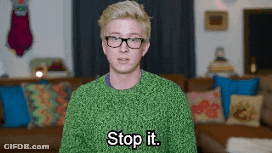 Stop It Tyler Oakley GIF
