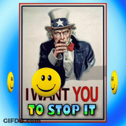 Stop It Uncle Sam GIF