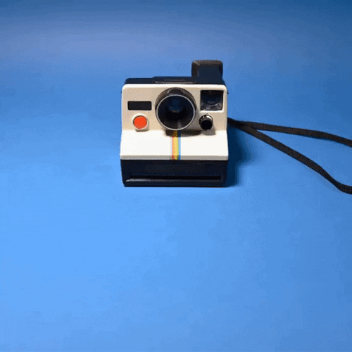 Stop Motion Polaroid Camera GIF