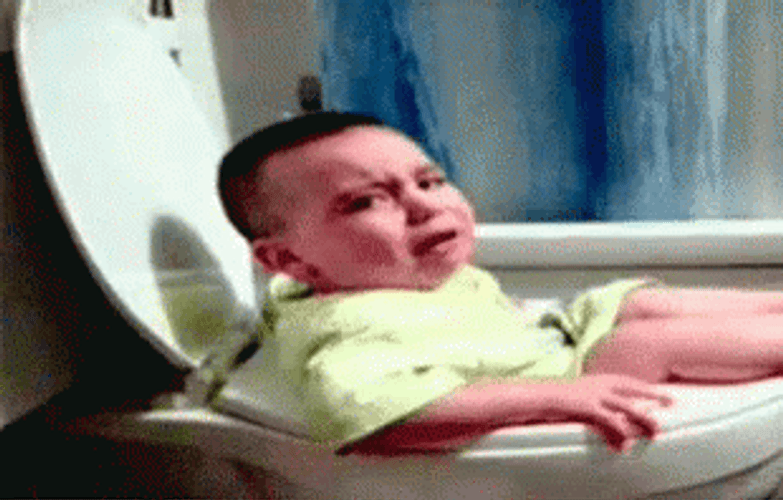 Stop Pooping Crying Baby GIF