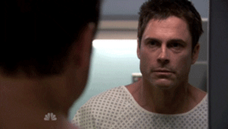 Stop Pooping Rob Lowe Scolded Himself GIF