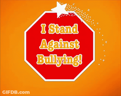 Stop Sign Against Bullying GIF