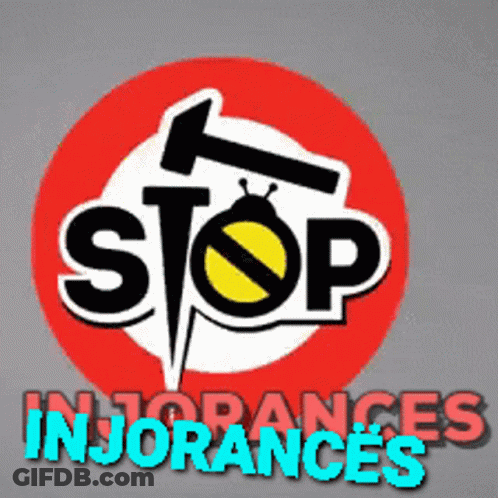 Stop Sign With Hammer Saying Insurances GIF