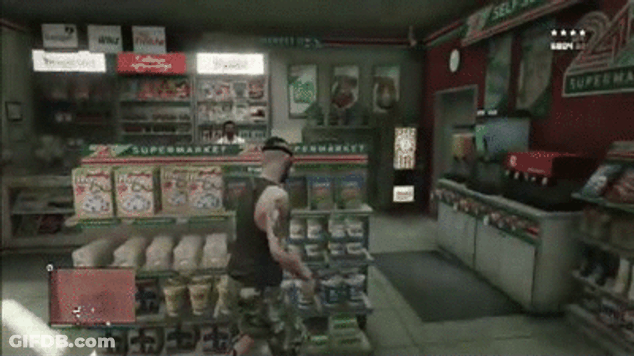 Store Shooting Animation Cold GIF