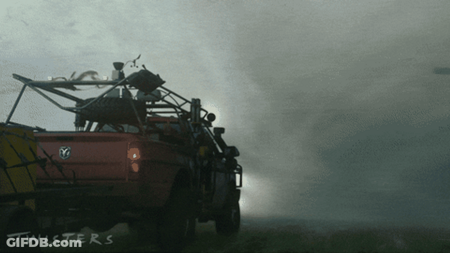 Storm Chaser Tyler Owens Near Tornado Twisters GIF