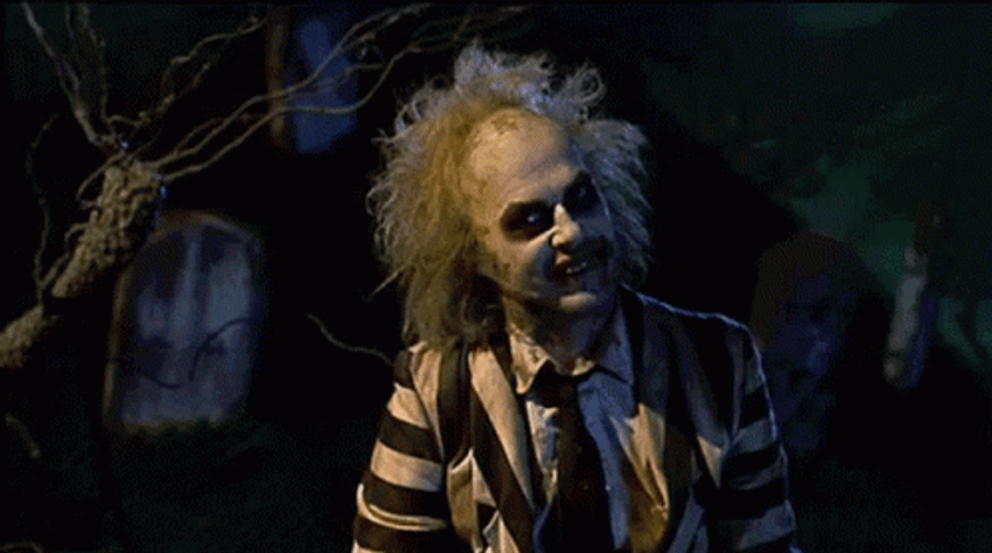 Storm Lightning It's Showtime Beetlejuice Meme GIF