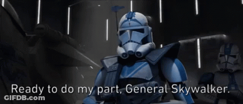 Storm Trooper Ready To Do My Part GIF