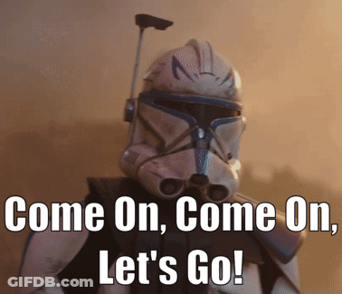 Stormtrooper Come On Come On Let's Go GIF