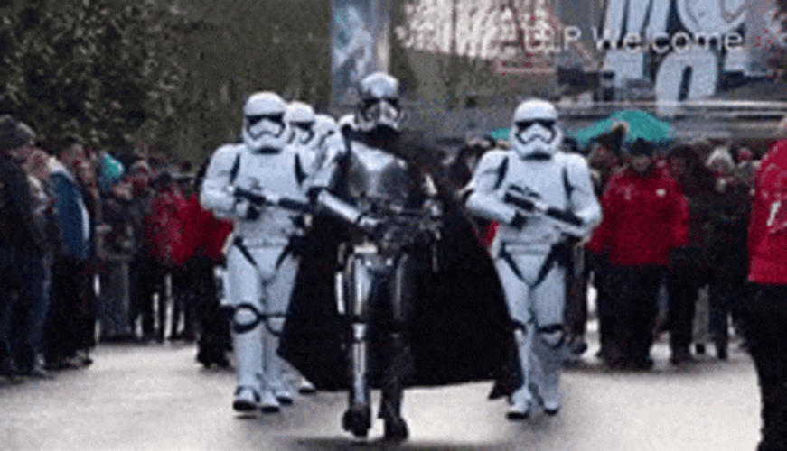 Stormtrooper Parade GIF