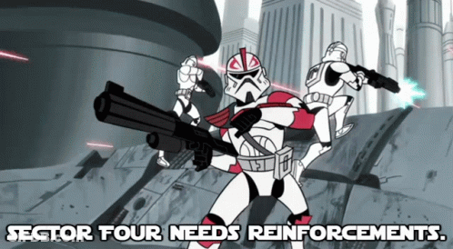 Stormtrooper Sector Four Needs Reinforcements GIF