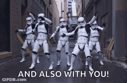Stormtroopers Dancing In Alleyway GIF
