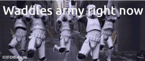 Stormtroopers Dancing Waddles Army Right Now GIF
