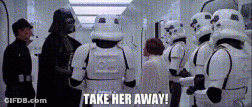 Stormtroopers Saying Take Her Away GIF
