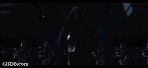 Stormtroopers Standing In Dark Room GIF