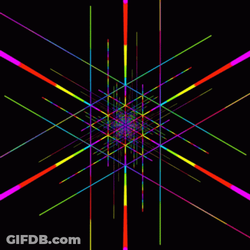 Stra Like Colorful Optical Illusion GIF