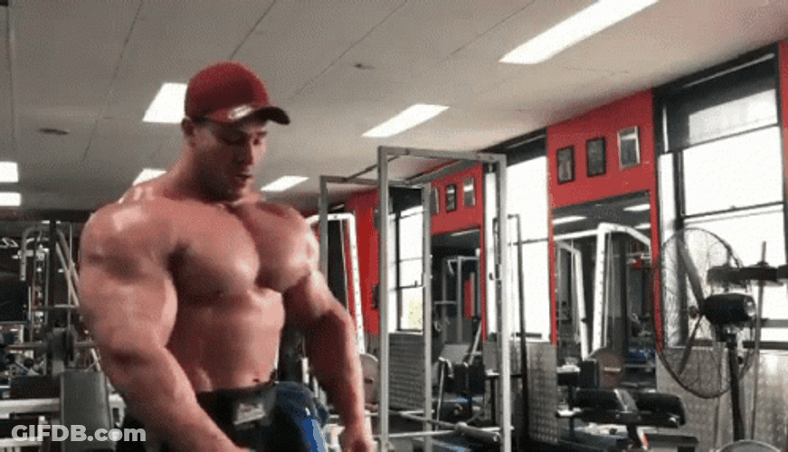 Straight Arm Pulldown Chest Muscles GIF