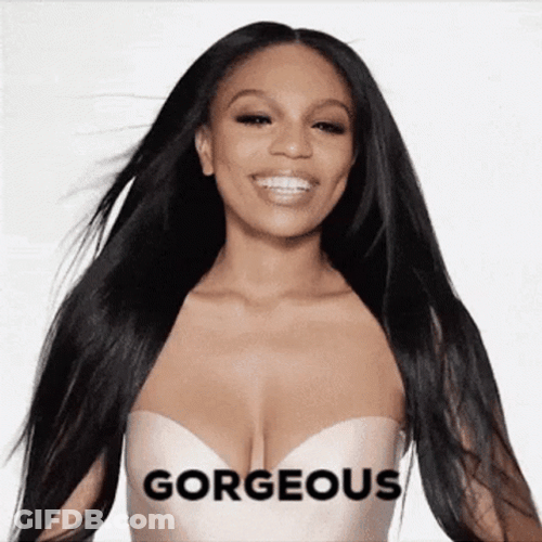 Straight Hair Girl Gorgeous GIF