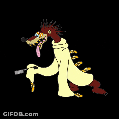 Straight Jacket Animated Psycho Cartoon GIF